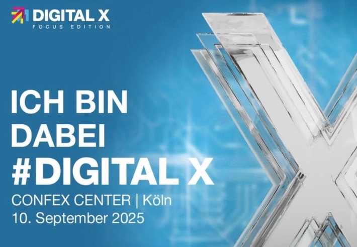 Digital X 2025 „Focus Edition“ in Köln, Zukunftstechnologien zum Anfassen - Der Kölner Telekom "Colonius" schaut am 10. September auf das Deutzer Messezentrum. Viele der Teilnehmer aus dem Vorjahr sind dieses Mal vor Ort nicht dabei.
#DigitalX2025 #dabei #JanDelay