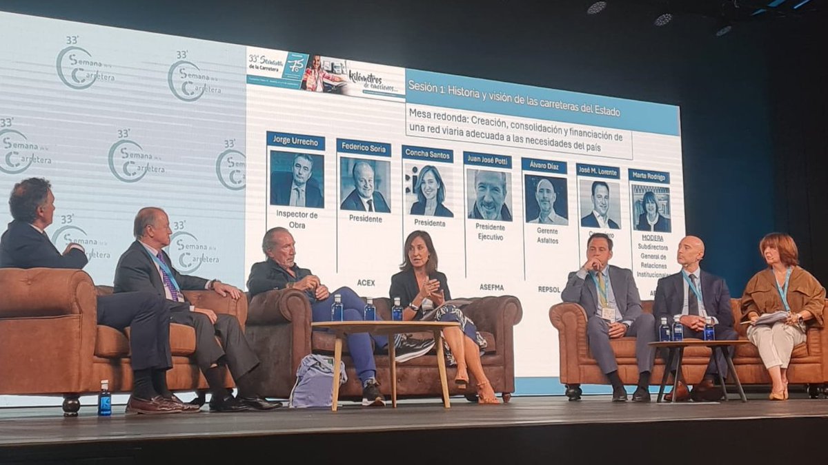 asefma (@asefma_es) on Twitter photo Las carreteras no lloran, no gritan, no se manifiestan pero sufren: el nivel de inversión en conservación es la mitad del necesario
➖recursos finalistas y ➕carga impositiva ponen en riesgo seguridad, confort y competitividad
🎙️<a href="/jjpotti/">Juan Jose Potti</a> en #33SemanaDeLaCarretera <a href="/aecarretera/">@aecarretera</a> Las carreteras no lloran, no gritan, no se manifiestan pero sufren: el nivel de inversión en conservación es la mitad del necesario
➖recursos finalistas y ➕carga impositiva ponen en riesgo seguridad, confort y competitividad
🎙️<a href="/jjpotti/">Juan Jose Potti</a> en #33SemanaDeLaCarretera <a href="/aecarretera/">@aecarretera</a>