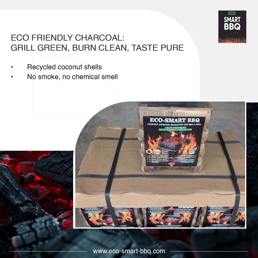 ecosmartbbq's tweet image. Eco-friendly charcoal made from recycled coconut shells—burns evenly, smoke-free, and enhances flavor while protecting health &amp;amp; the planet. Join the eco-grilling movement—shop now.🌱🔥

eco-smart-bbq.com

#EcoSmartBBQ #HealthyBBQ #CleanHeat