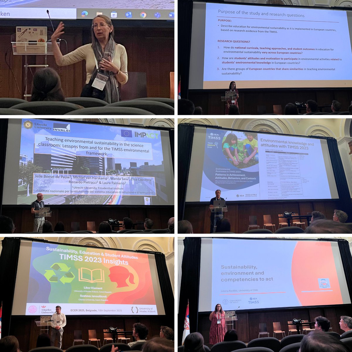 iea_education's tweet image. 🌍 Today at #ECER2025, @Paula_IEA chaired the symposium Educating Pupils for Environmental Sustainability in Europe – Insights from #TIMSS2023.

➡️  The session highlighted how TIMSS 2023 links pupils’ environmental knowledge, attitudes, and behaviors with the influence of the…