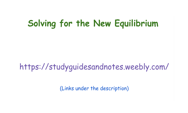 study_guideme's tweet image. Solving for the New Equilibrium

Understanding how markets function is crucial in economics, and at the heart of this understanding lies the concept of equilibrium...

Find more: youtu.be/uPxnKK6LbT4

#newequilibrium #demandequation #supplyequation #equilibriumquantity