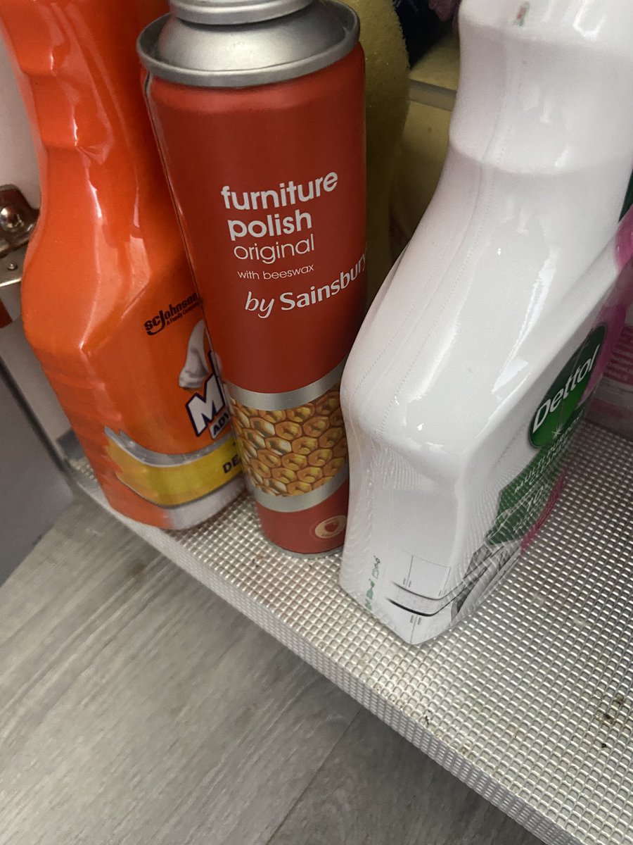 Grounds for divorce? 
Standing there with cherry red Docs in hand…
H - “Do we have any boot polish?”
Me - “Yes, in the tub under the sink, there’s plenty tins and waxes”
H - “This will do”