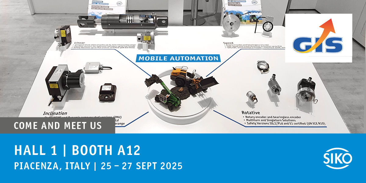 📌🗓 GIS Expo, 25. - 27.09.2025, Piacenza, Italy

We look forward to welcome you at this years GIS Expo in Piacenza, Italy.

Visit our colleagues at booth A12 Hall 1 and let our experts explain you our solutions for crane and lifting industrie and heavy-duty transprotation.