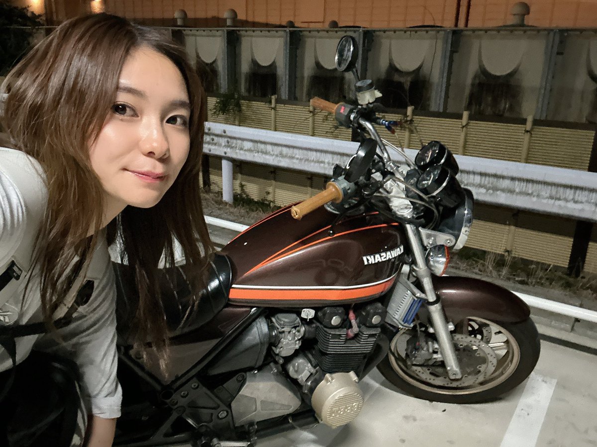 仕事終わりのナイツー🏍️
温泉きたー！！