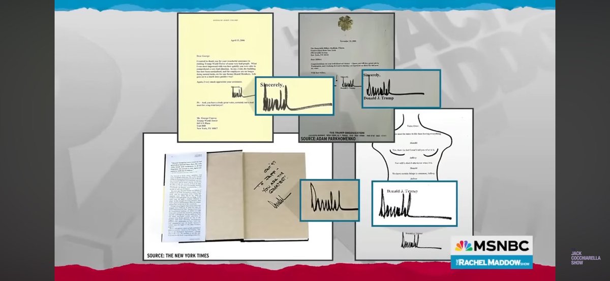 Only you maga fuckedtards would say is not his signature!! lol