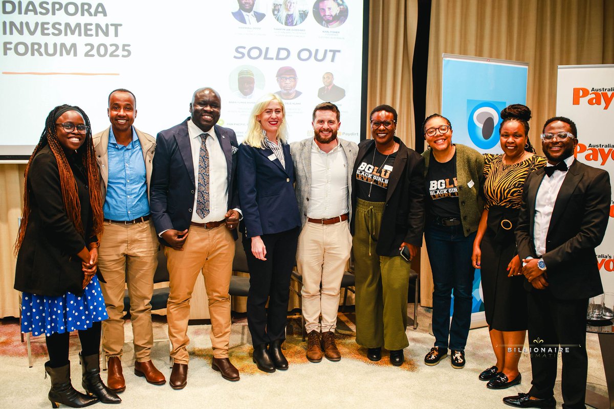 AliJamaReset's tweet photo. Grateful for the connections made at the Australia–Africa Diaspora Investment Forum and Africa Down Under Conference.

I met incredible people, learned so much, and saw first-hand the opportunities that open when communities come together. https://t.co/RvcRbsbia8