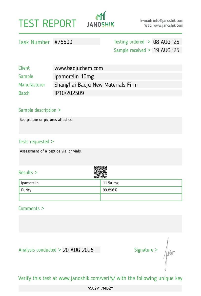 Amber8661's tweet photo. Dear friends, still looking for a peptide (Reta/Tirz/Sema/BPC) supplier 👀 have a look at our customer feedback chart! 📸 Real users, real change! 👏

Every feedback chart is a silent proof of effect, and every share is a silent praise of quality. 🏆

👉 Contact to learn more and https://t.co/JQyI37cX5e