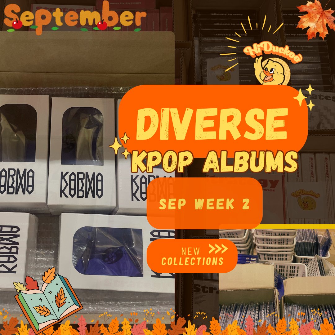 hiduckoo_'s tweet photo. 🎶 K-POP SPOTLIGHT – SEPTEMBER WEEK 2 🌟
👉Shop exclusive K-pop deals only at https://t.co/lMGJxM2UMa!
Rev up the energy this September with Stray Kids’ electrifying comeback!
💿 Featured Album: Stray Kids – KARMA
Embrace the explosive beats and  visual
#straykids #skz #skzstay https://t.co/v6N479j3xy