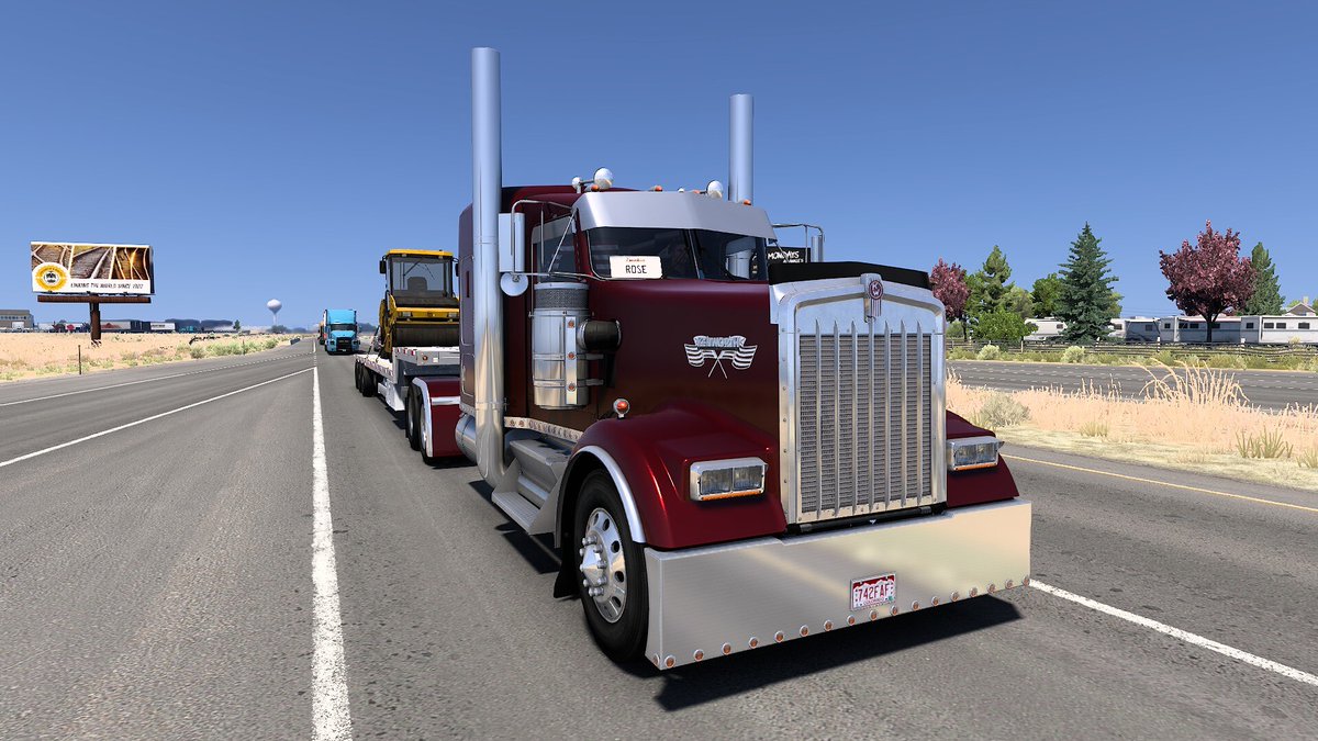Dkasper00's tweet photo. Took Rose out for the day.  @SCSsoftware ##AmericanTruckSimulator https://t.co/Vj3rHOGZ7j