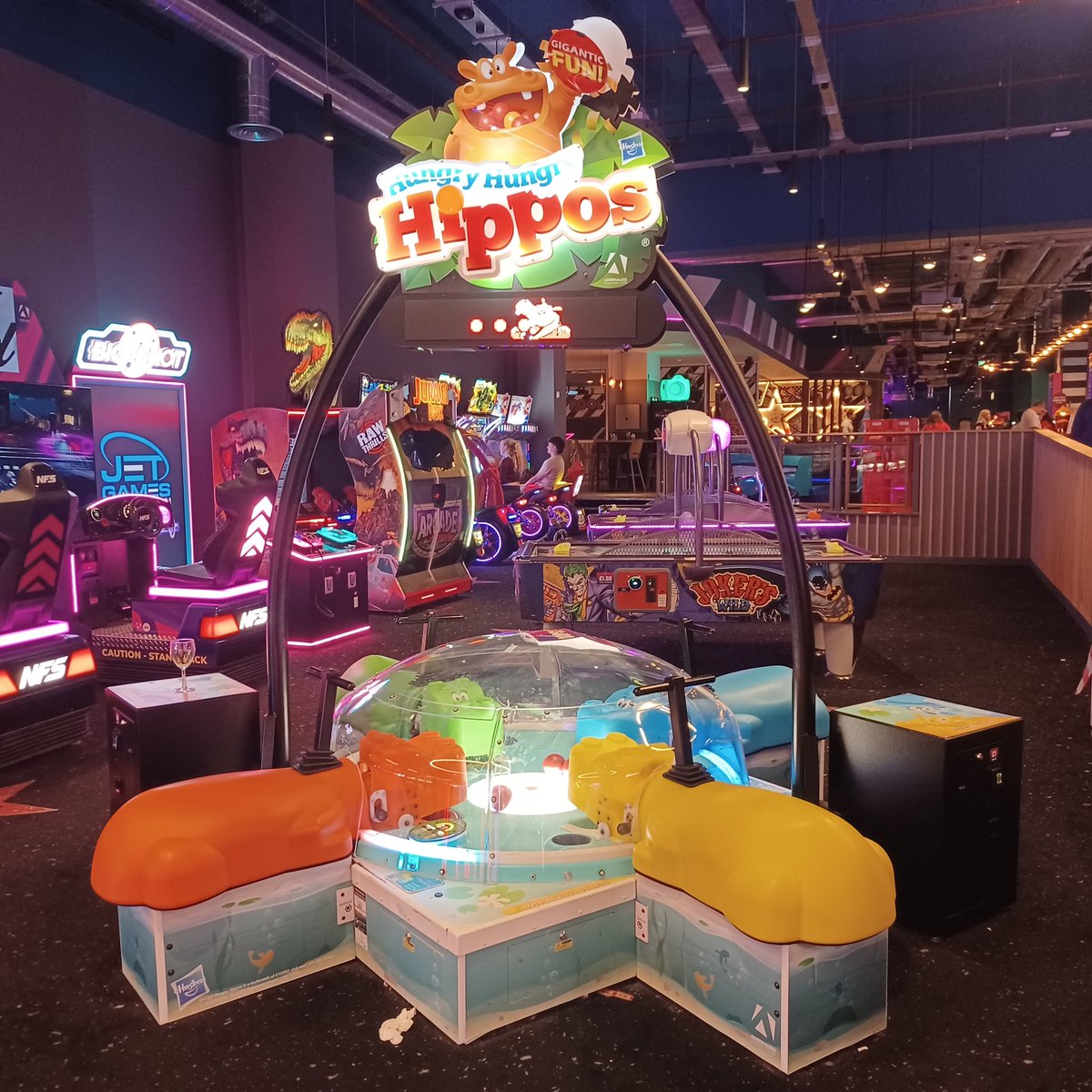 StartLicensing's tweet image. Interesting see so many #toy and #games brands crossing over into the #arcade world these days. 
@Mattel and @Hasbro embracing the concept of #play in all its&apos; forms. 
#hotwheels #nerf #hungryhippos