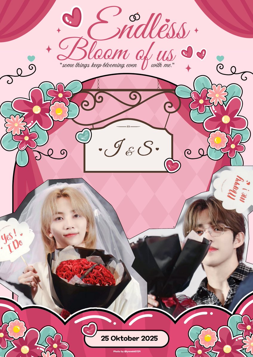 🐰𝓔𝓷𝓭𝓵𝓮𝓼𝓼 𝓑𝓵𝓸𝓸𝓶 𝓞𝓯 𝓤𝓼🐰

JeongCheol Cafe Event
📍Jakarta
📅25.10.15

Events details and RSVP coming soon💍