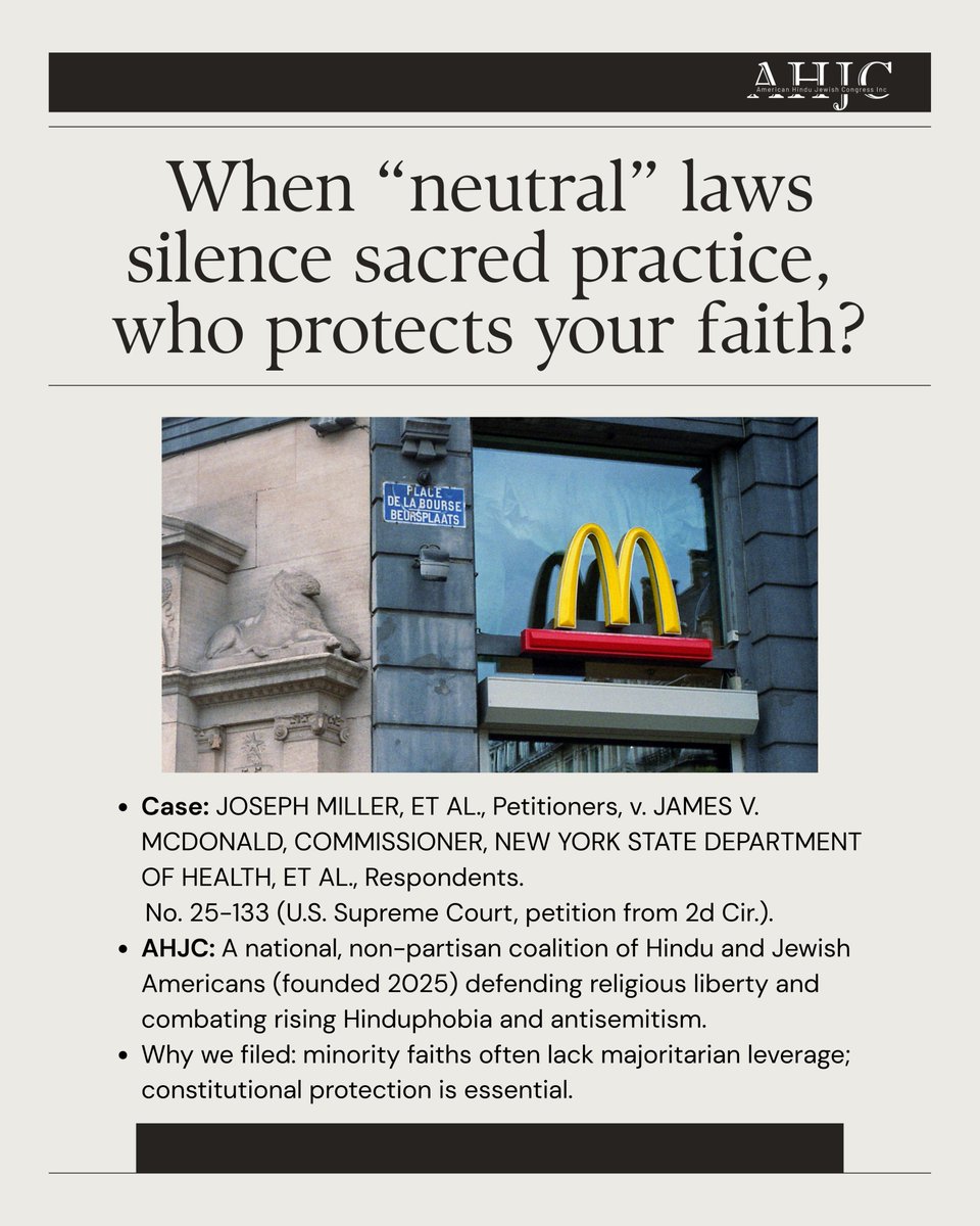 American Hindu Jewish Congress tweet media