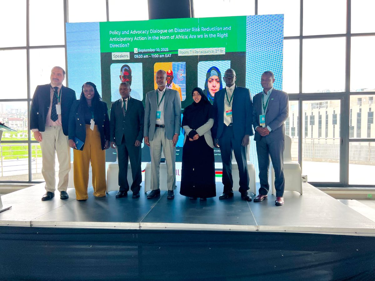 IGAD_CPAC's tweet image. 🚀Key outcomes from our high-level Policy Dialogue on #DRR &amp;amp; #AnticipatoryAction today at the #africaclimatesummit2025 in Addis! The Horn of Africa is taking decisive steps towards resilience. Here’s what was agreed:
✅Strengthen collaboration between research (like ours at