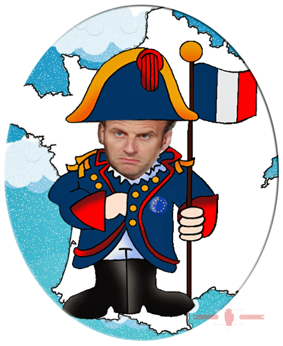 nniesham's tweet photo. @EmmanuelMacron This little #Napolean has never got over #Brexit.
One of the reasons he actively promotes illegal immigration into the UK.
#Macron the #people_trafficer https://t.co/CN3jM5Gozn