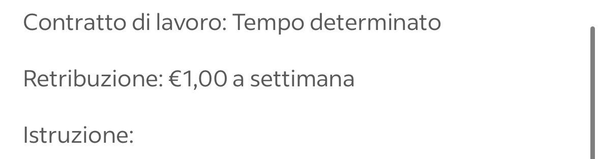 Io che ci provo anche a spulciare annunci su indeed 😀😀😀😀😀😀😀😀😀😀