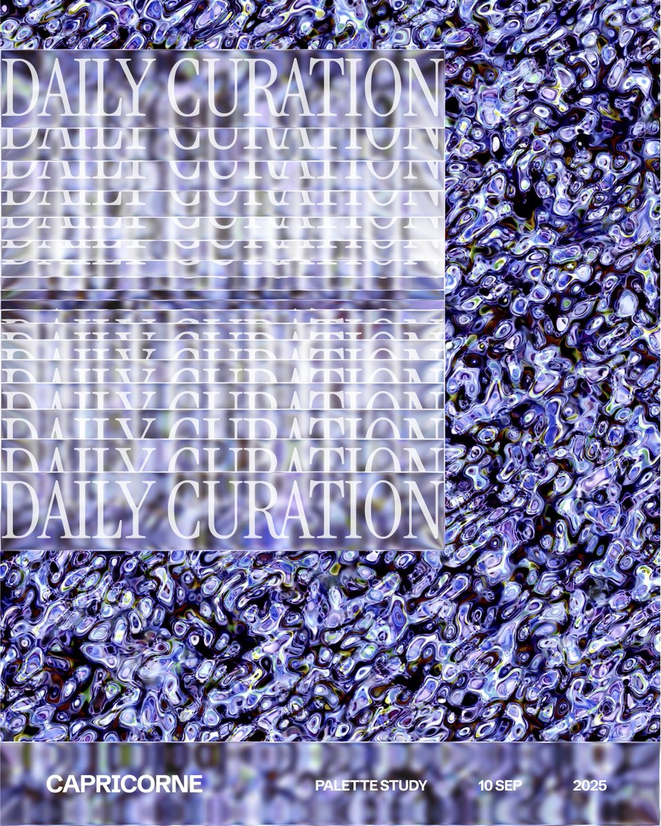 Today our front page features works by Capricorne , an alt profile by <a href="/agoriamusic/">{agoria}</a>. The last two pieces of the Swimming Pool series are now available for collecting. +👇