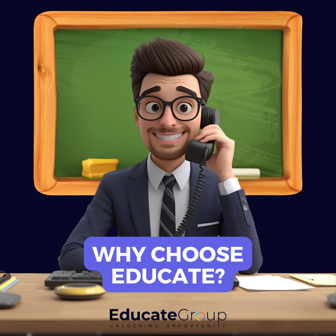 We’re your mentors, supporters, and biggest cheerleaders. 
📲 Call us at 01978 281881 today!

#teachingjobs #teachers #teachingassistant #supplyagency #careeropportunities #teaching #QTS #NQT #ECT #supplyteaching #jobsinteaching #teach #educationjobs #schooljobs #educate