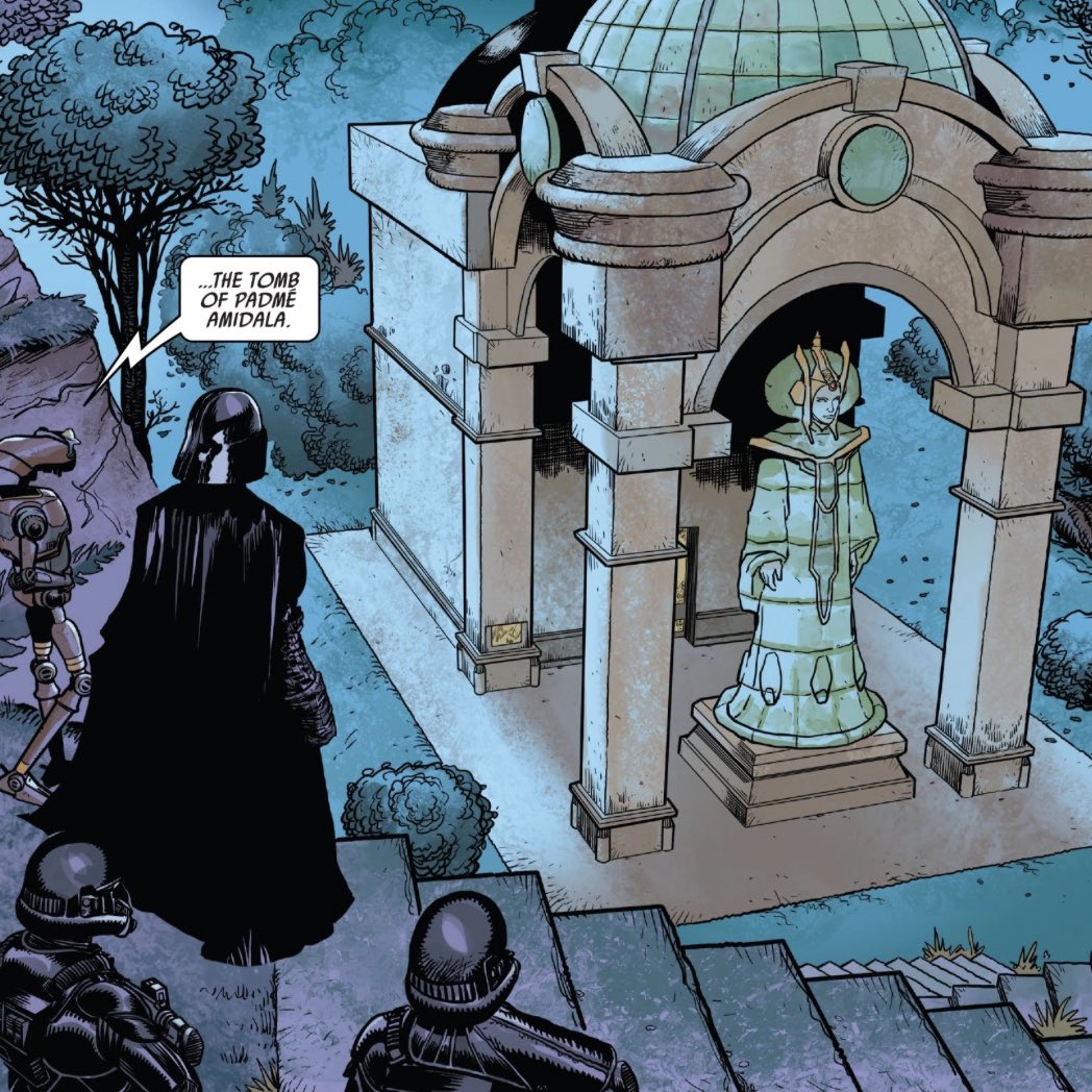 brideoflilies's tweet photo. Padmé and Lyanna are both immortalised with statues in the crypts of their homelands.

“She was a Stark of Winterfell,” Ned said quietly. “This is her place.”

“She wanted to come home.” 

Padmé’s tomb is located in Theed, Naboo. Her homeplanet https://t.co/105QYArrFU