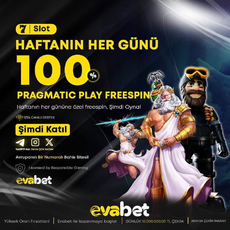 🔥 HAFTANIN HER GÜNÜ %100 FREESPİN ⚡️

💎 Pragmatic Play Oyunlarında Geçerlidir;

🔞 Sweet Bonanza ❤️ Sweet Bonanza Xmas 🍭 oyunlarında geçerlidir 🍭

🍭 Yatırım sonrası bakiyenizi harcamadan talep etmeniz gerekir

cutt.ly/evaguncelgiris)