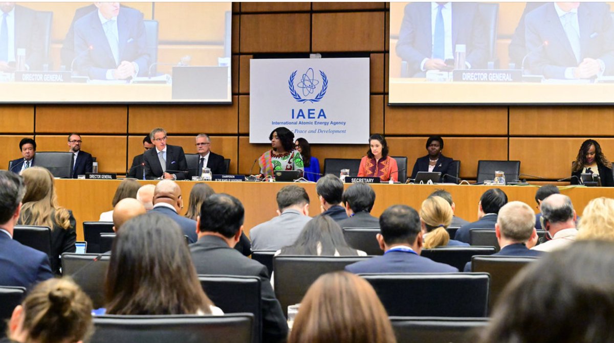 This morning #IAEA DG <a href="/rafaelmgrossi/">Rafael Mariano Grossi</a> briefed the Board of Governors about the agreement reached yesterday in Cairo about the practical modalities to resume IAEA inspection activities in #Iran. We welcome this step in the right direction and call for its swift implementation.