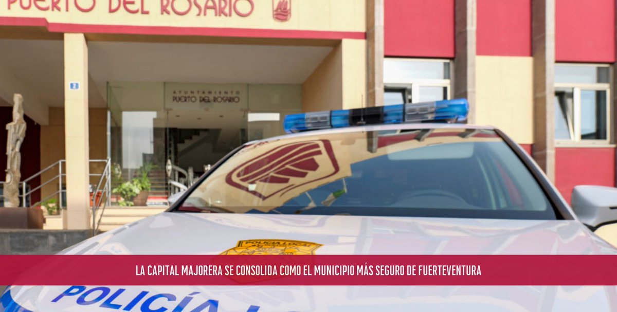 PuertoRosario's tweet photo. 🚔 La capital majorera se consolida como el municipio más seguro de Fuerteventura.

ℹ Más información en https://t.co/hkBI4gJJP0

#puertodelrosario #fuerteventura #seguridad #policíalocal #policíanacional https://t.co/xTeBhbw9Au