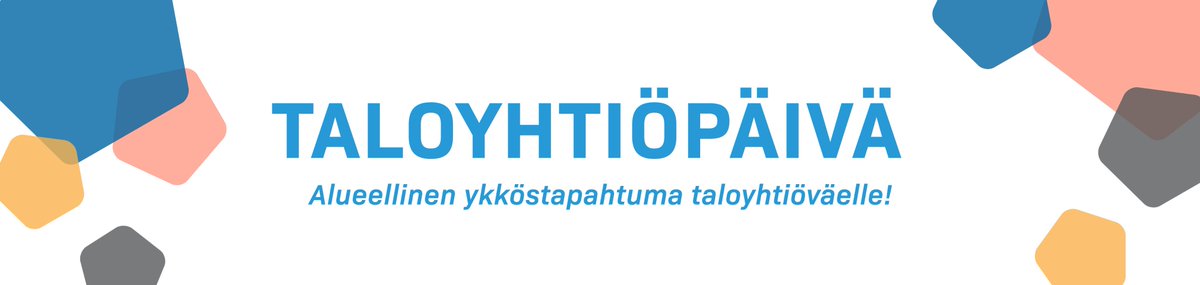 Alueelliset Taloyhtiöpäivät järjestetään ensi viikolla Rovaniemellä (6.10.) ja Oulussa (7.10.)

Tapahtumia järjestetään koko loppuvuoden ajan ympäri Suomea.
Lue lisää ja katso oman paikkakuntasi ohjelma ja aikataulu täältä: kiinteistoliitto.fi/taloyhtiopaiva/

#taloyhtiöpäivä2025