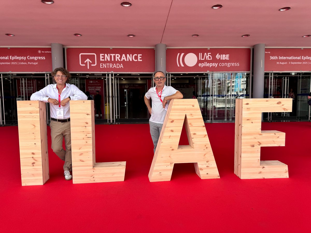 Neuroelectrics's tweet image. 🚀 September kicked off strong with our team in Lisbon!
Xavi &amp;amp; Antoine had a blast connecting with partners, clinicians &amp;amp; researchers at the 36th International Epilepsy Congress.
Obrigado 🇵🇹 — until next time! ✨
#MedTech #Neurotech #BrainHealth @IlaeWeb