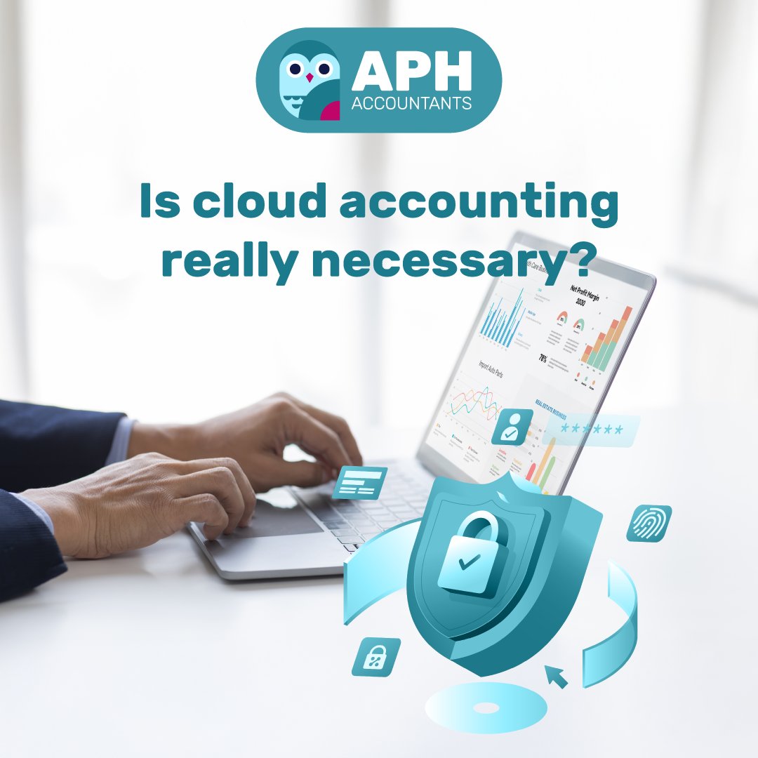 Is cloud accounting necessary? 🤔 Here's what you're missing if you haven't switched: 

• Real-time visibility from anywhere 
• Automated bank feeds 
• Easy collaboration with your accountant 
• Better security

Need help transitioning?  #CloudAccounting #APHAccountants