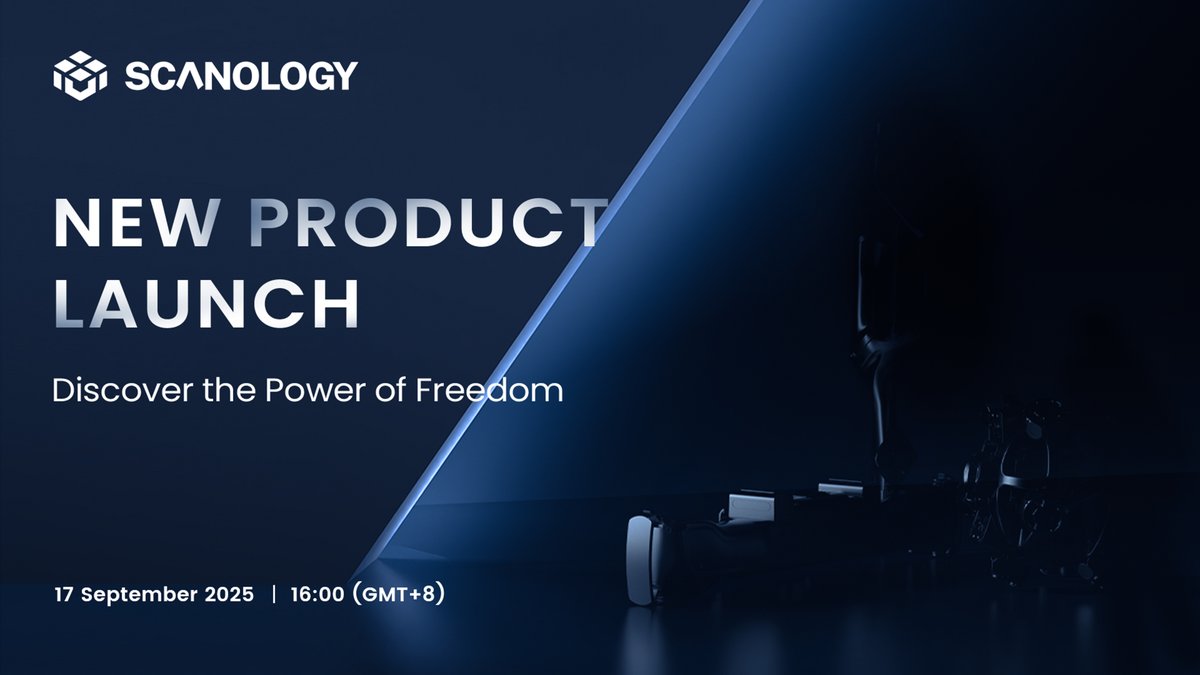 Scantech3D's tweet image. Save the Date!
On Sept 17, 2025 | 16:00 (UTC+8), SCANOLOGY will unveil its latest innovation: “Discover the Power of Freedom.”
Join our global launch & see how we’re redefining #3Dscanning and #metrology.
🔗 Register: scantechus.clickmeeting.com/discover-the-p…
#SCANOLOGY #ProductLaunch
