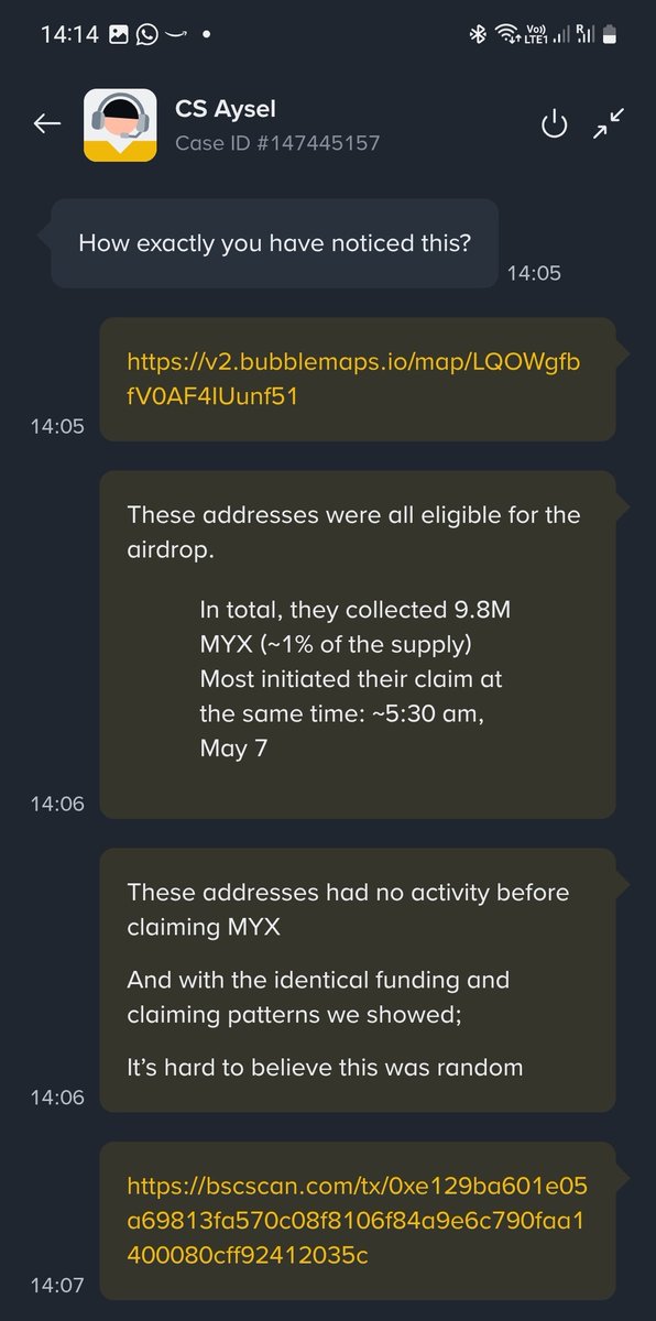 bootstrapperguy's tweet image. A person I know reported this $myx to @binance

Their response  🤡 

@cz_binance @bubblemaps @_RichardTeng