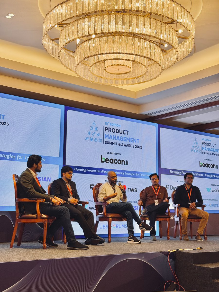 beaconliai's tweet photo. 🚀 At the Product Management Summit 2025 in Bengaluru, Nachiket Pathki from https://t.co/LL0rbqSTFR moderated an engaging discussion on product innovation, data-driven growth & lasting value in a changing world.
#ProductManagement #BeaconLi #AgenticUX #EnterpriseInnovation https://t.co/oOxMvSYyzB