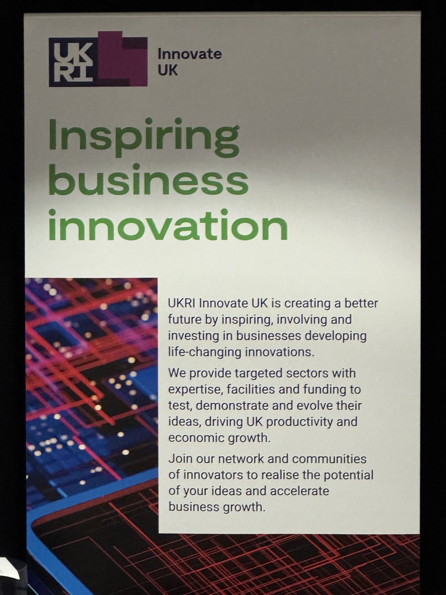 We are off to a great start at ⁦<a href="/innovateuk/">Innovate UK</a>⁩ skills conference ⁦<a href="/BirminghamRep/">The Rep</a>⁩. Interesting conversations betweenTom Adeyoola Exec Chair Innovate UK and Phil Smith skills England…. Looking forward to hearing more.