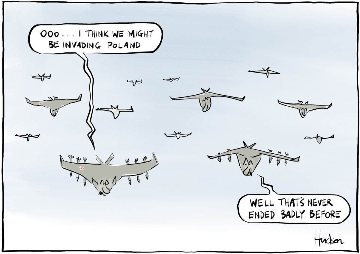 Bloody SatNav #Russia #Poland ko-fi.com/hudsoncartoons