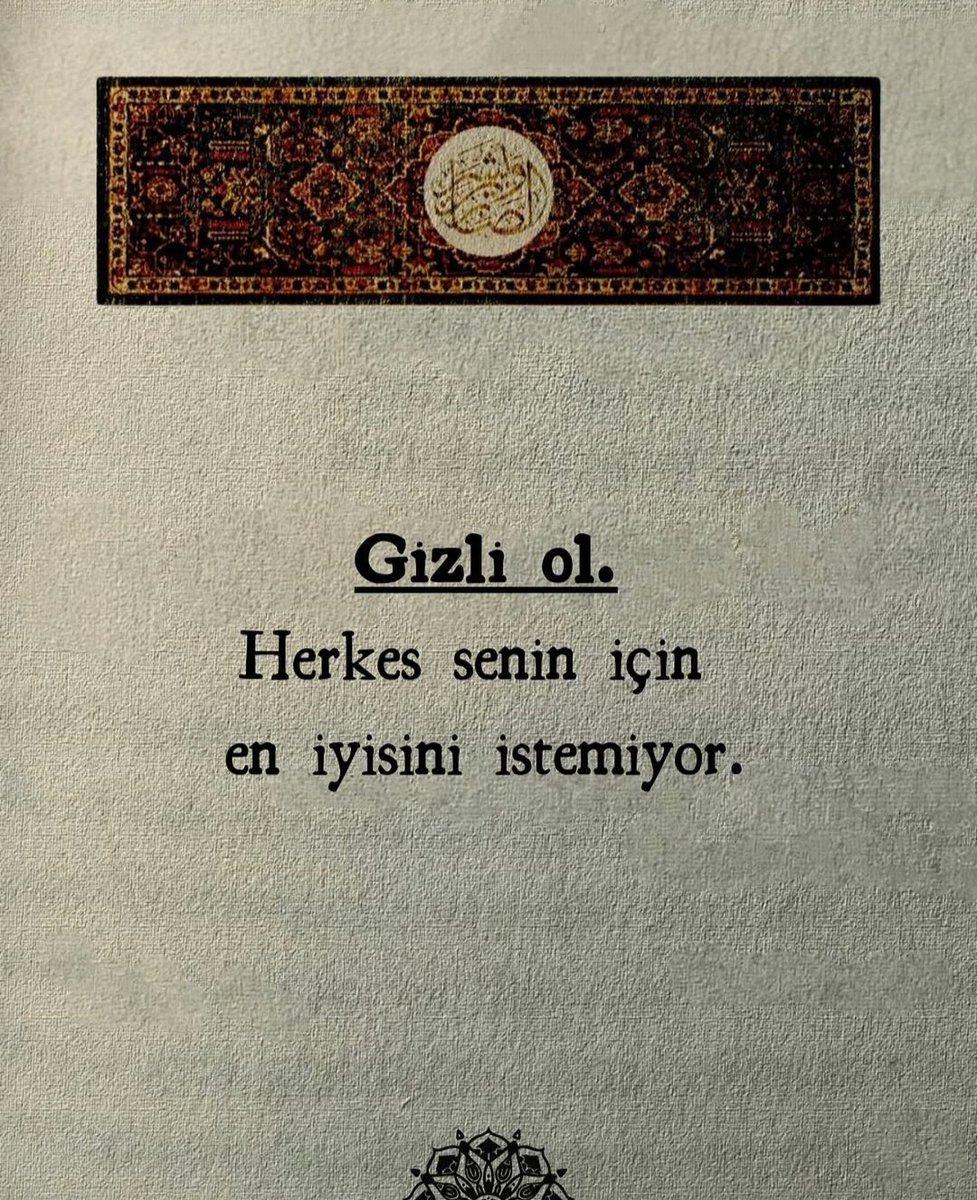 Gizli ol.