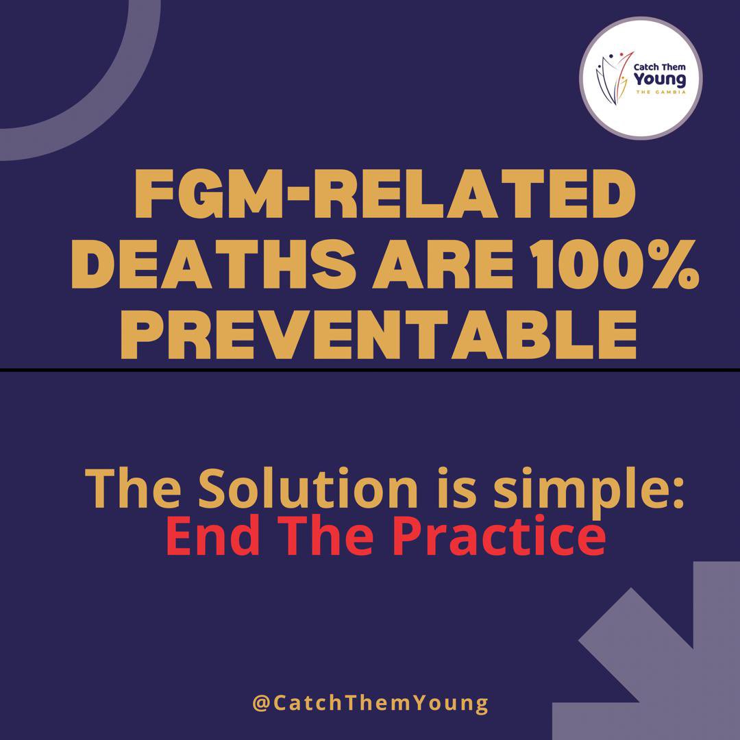 The ProFGM advocates in Gambia still debate the legitimacy of the FGM/C law.
But let’s be clear: No girl should ever lose her life to harmful traditions. 💔

It’s time to protect girls, preserve dignity, and choose health over harm.

#EndFGM220