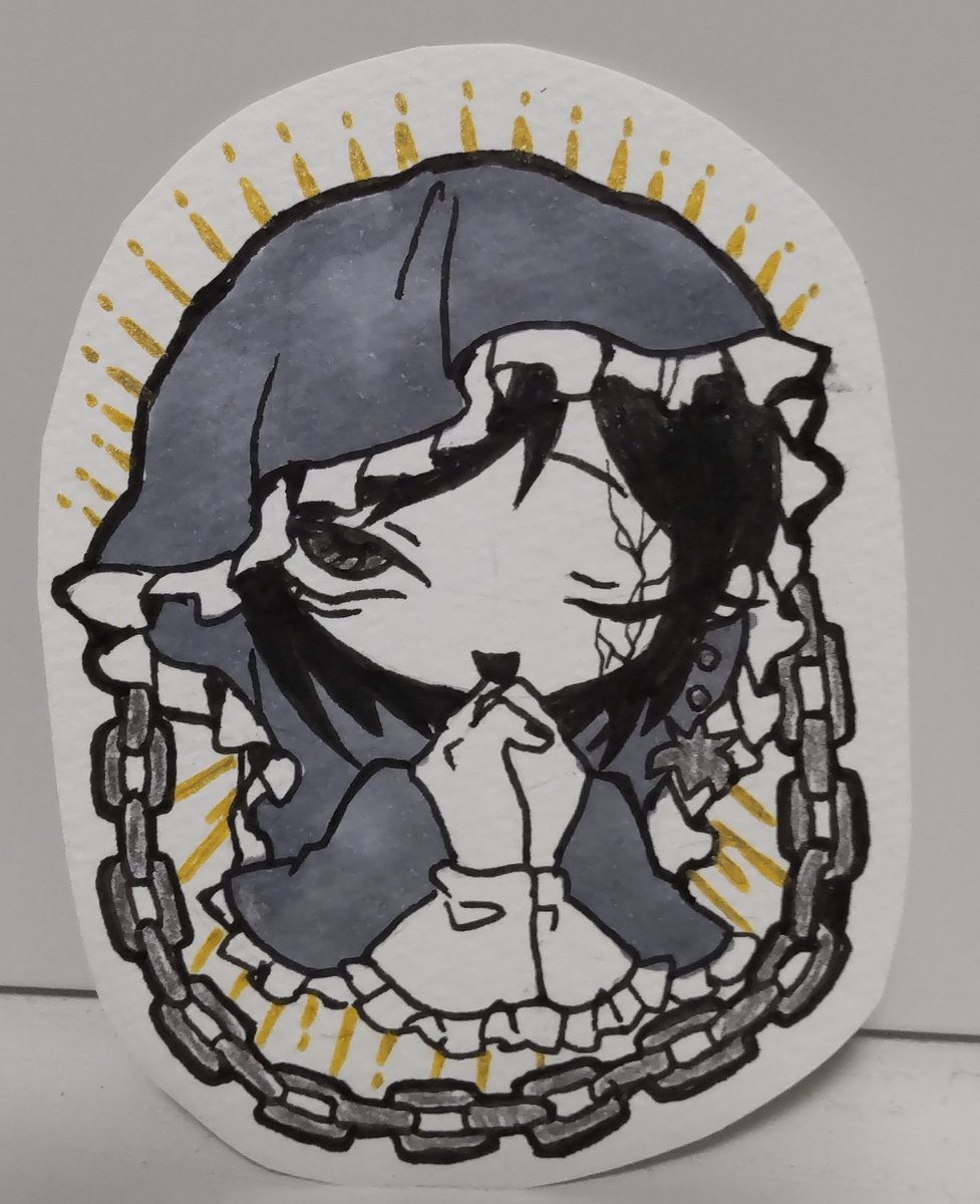 まとも文明 (@matomo_bunmei) on Twitter photo #アナログはいいぞ 
デジタルだけでなく、たま〜〜〜に色紙などを描いていますよ #アナログはいいぞ 
デジタルだけでなく、たま〜〜〜に色紙などを描いていますよ