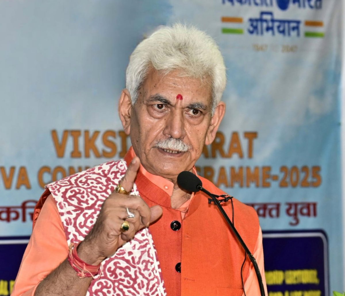 With Hon’ble LG <a href="/manojsinha_/">Manoj Sinha</a> at the helm, Jammu &amp; Kashmir stands tall as a land of security, trust, and unstoppable progress. Every initiative nurtures harmony, every reform strengthens people’s faith, and every step builds a brighter, peaceful tomorrow. #BrighterTomorrow