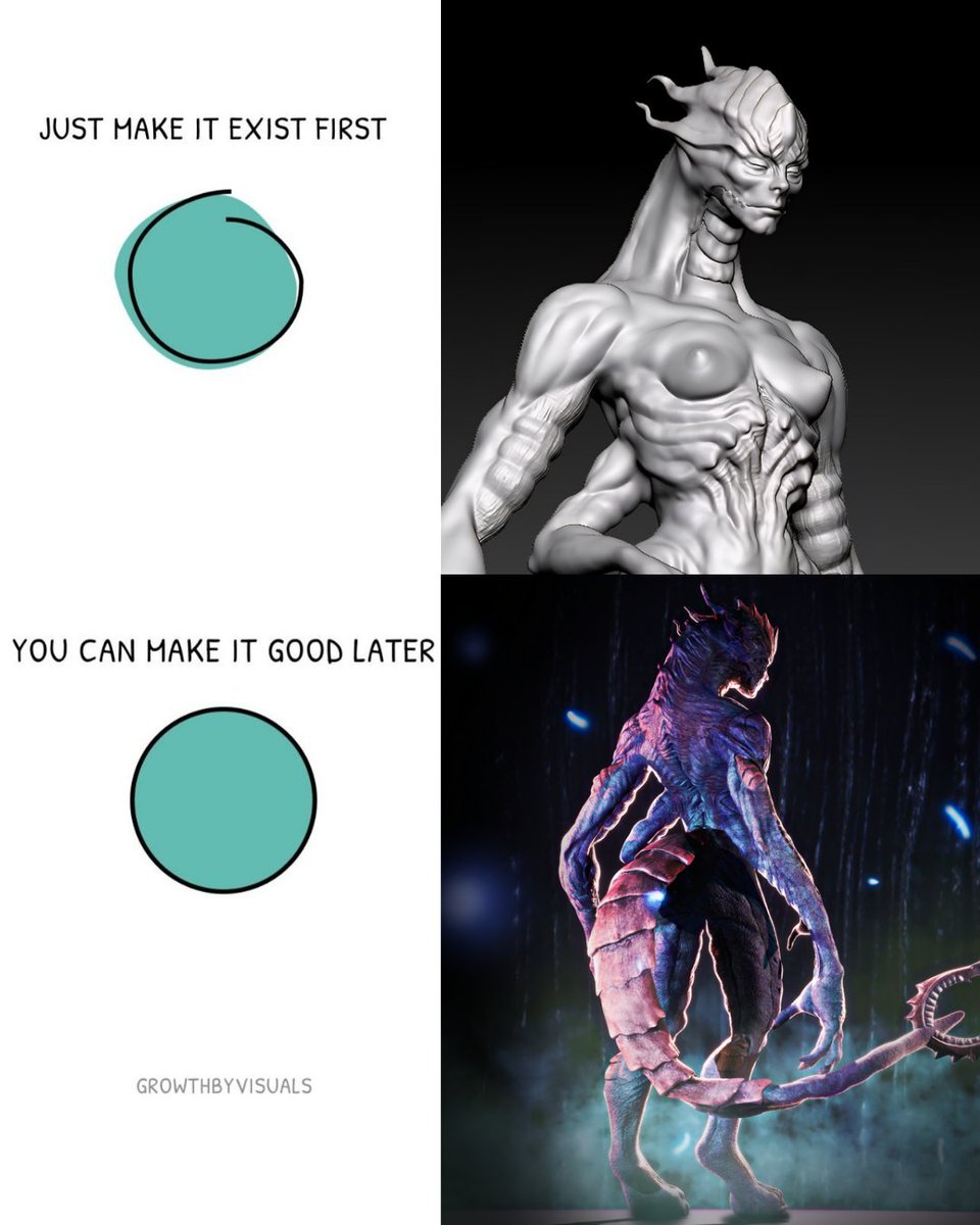 Patience and perseverance, all you need.