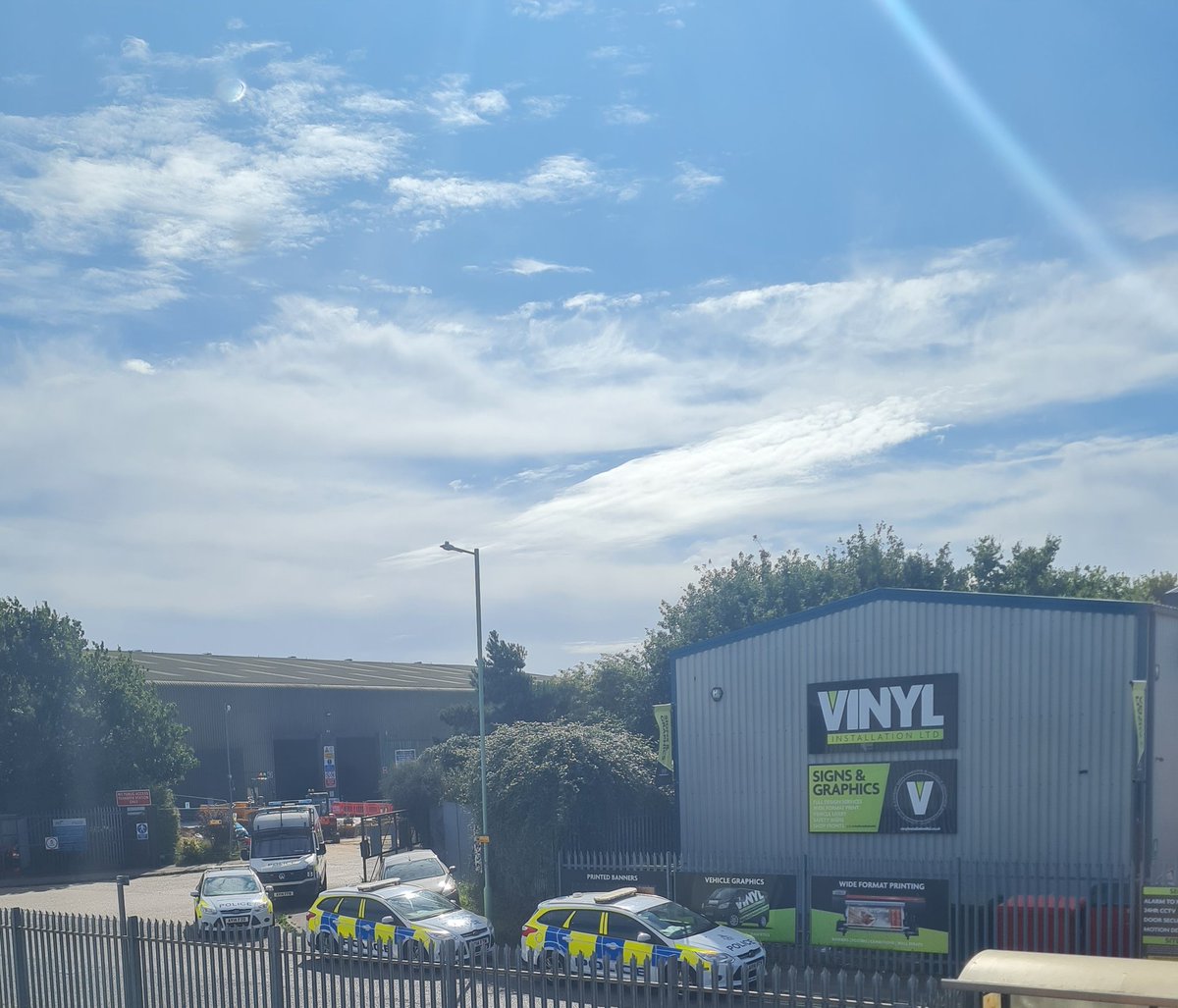 maebella_mufc's tweet image. When it all kicks off outside your work 😂 #lowestoft