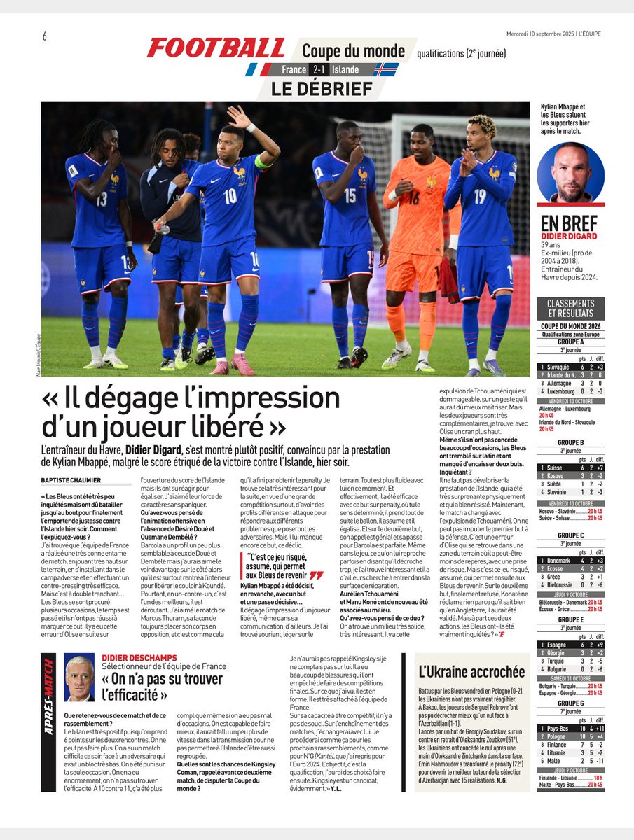 Très sympa le nouveau Mbappé magazine <a href="/lequipe/">L'Équipe</a> 😅. Ça commence à devenir gros.