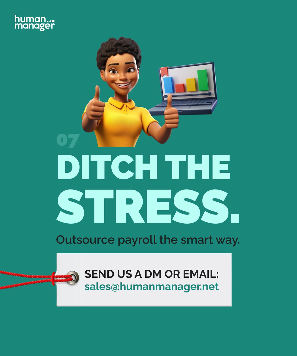 HumanManagerNig's tweet image. Outsource payroll and focus fully on growing your business.

Email sales@humanmanager.net for more info

#PayrollOutsourcing #HumanManager #BusinessGrowth