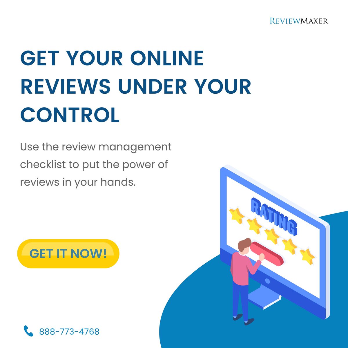 ReviewMaxer's tweet image. Improve your brand reputation with ReviewMaxer! Use our review management checklist to put the power of reviews in your hands and improve your strategy.

Get your free checklist now!
reviewmaxer.com

#reviewmaxer #reviewmanagement #onlinereviews #reputationmanagement