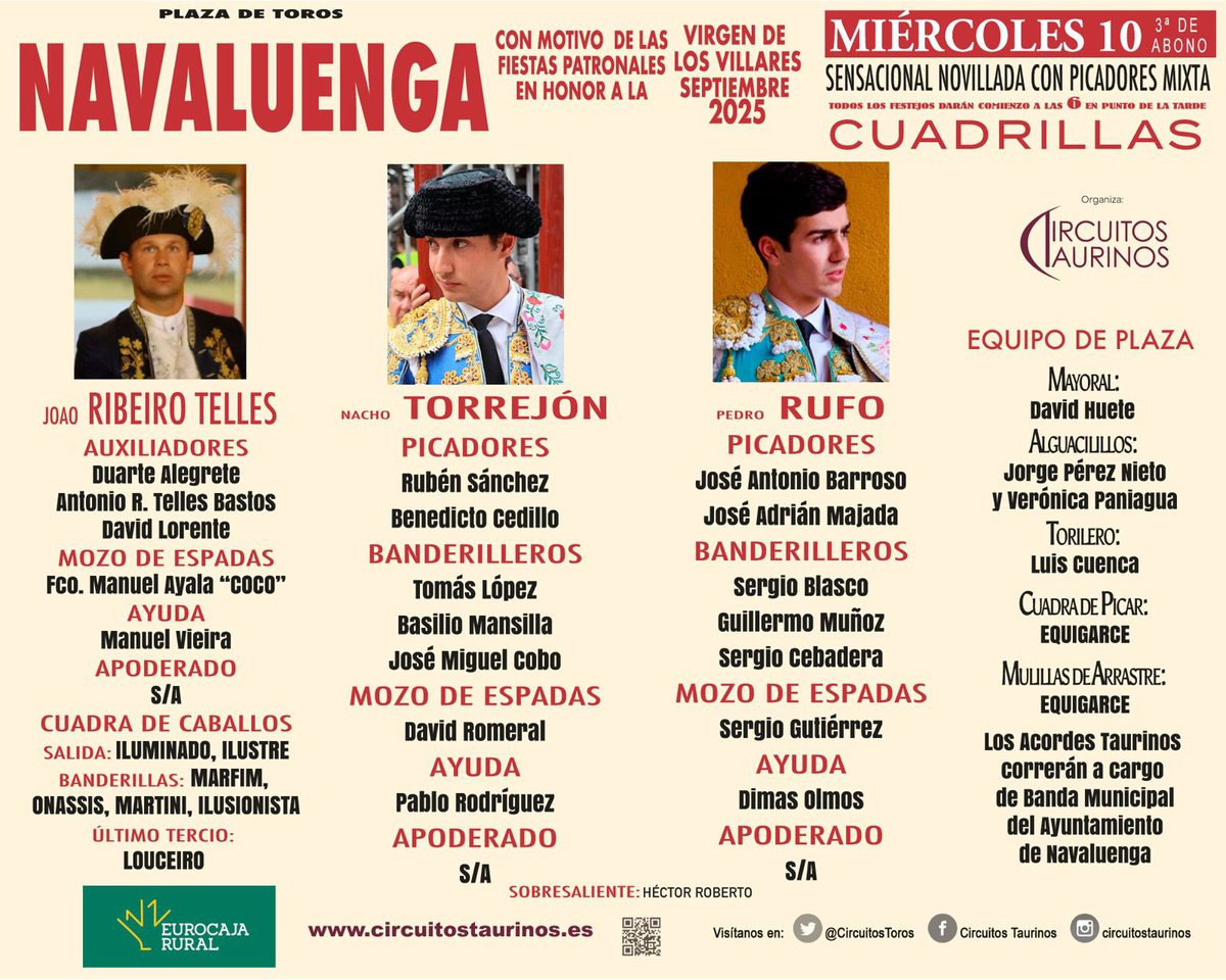 Listos los toros para el segundo festejo de Navaluenga 

<a href="/zunigatoros/">Carlos Zúñiga</a> <a href="/NavaluengaAyto/">Ayuntamiento de Navaluenga</a>