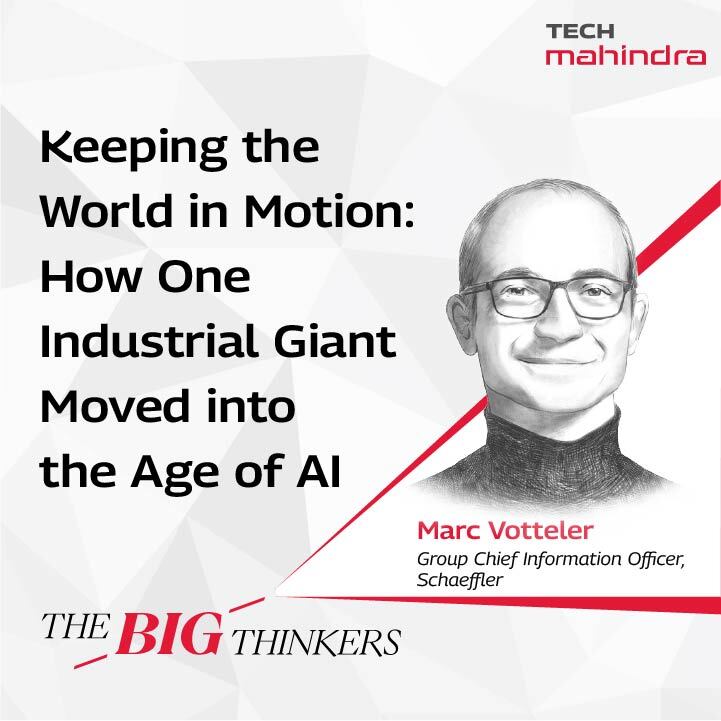mohitjoshi74's tweet image. Transforming a legacy of mechanical precision into a future powered by intelligent systems for an enterprise is no small feat.
At @SchaefflerGroup, Group CIO Marc Votteler is leading this shift with a clear focus on digitalization, AI, and automation. His leadership is grounded…