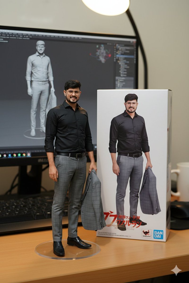 तकनीक और कला का कमाल...
खुद को 3D में देखना एक अलग ही अहसास है 📷
#3dmodel #trendingreelsvideo #creativity #innovations #digitalart #TechMagic #newtrend #miniatures #zbrush #3dprinting #FutureisHere