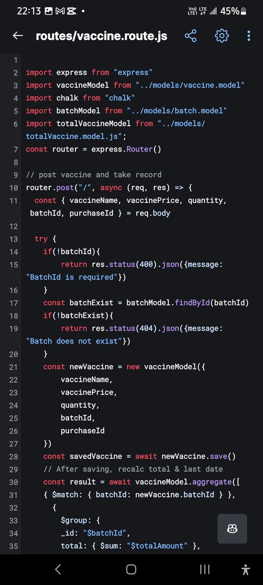 Modgabriel12's tweet photo. As the sole contributor to the Poultry Farm Management project, I’ve been consistently pushing commits to ensure the system keeps evolving.

 After a few days of development, the Vaccine Model is now ready! 🐓💉

This database model automatically records every vaccine allocated.. https://t.co/PEECMaiZxL