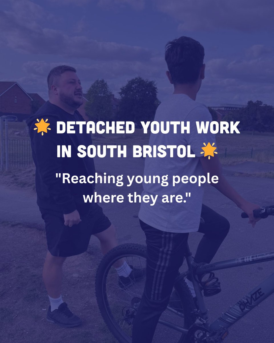 Grassroot_Comm's tweet image. Over the summer, our Detached Youth Work team were out across South Bristol 🌳

Reaching young people where they are, in parks, streets &amp;amp; playgrounds: offering guidance, support &amp;amp; a trusted ear.

Come rain or shine, every week, all year. 💬
#YouthWork #SouthBristol