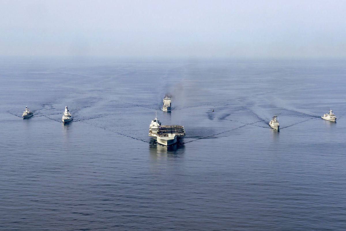 Strengthening partnerships at sea 🇰🇷 as we joined the Republic of Korea Navy for a joint exercise, enhancing our cooperation and demonstrating shared commitments to regional security.

#CSG25 #OpHighmast