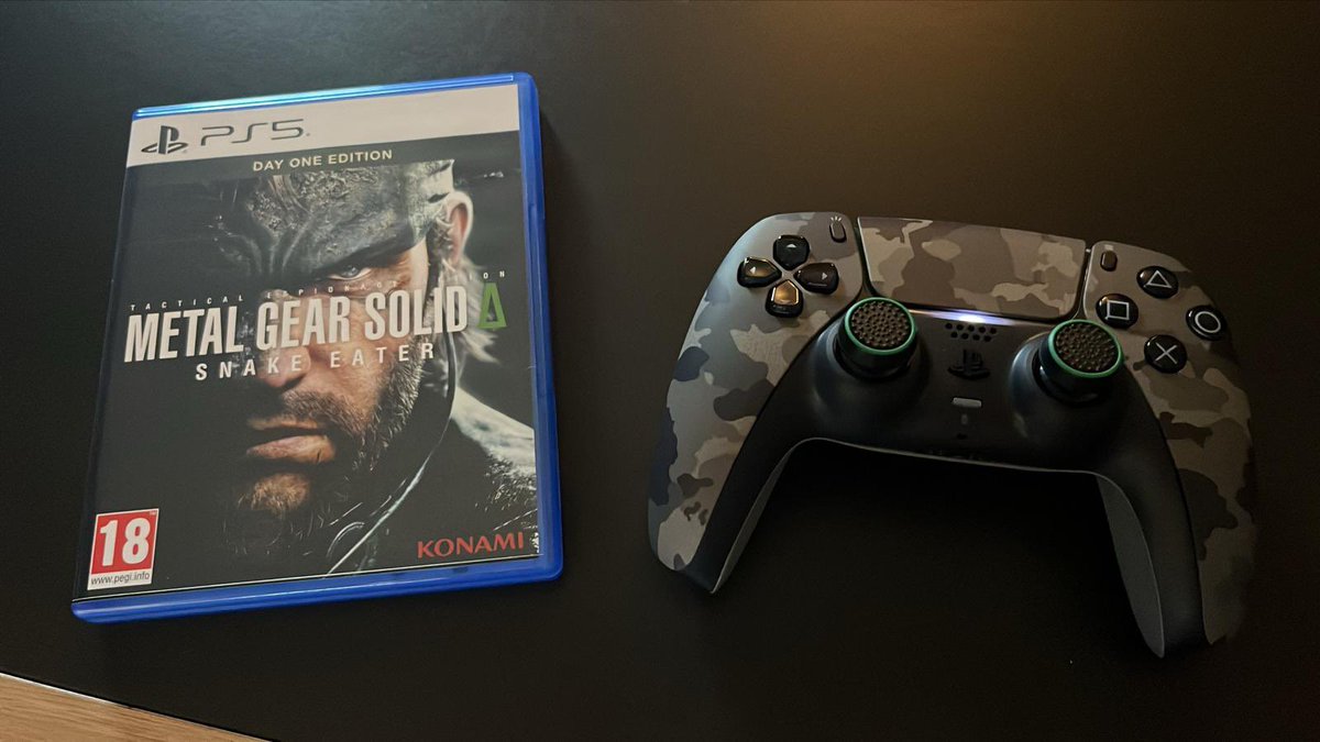 Gonna need my cammo controller for this one. #MetalGearSolid #PS5Pro