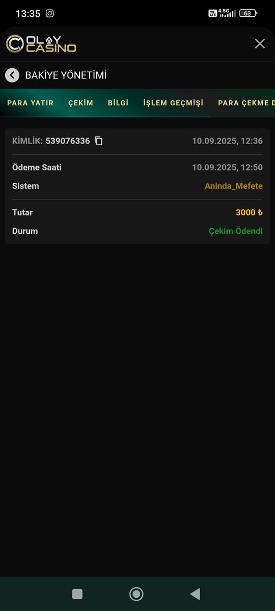 Kullanıcı adı : Capty31

Teşekkürlerr 🙏